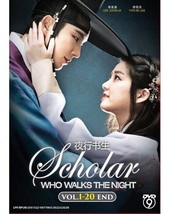 Korean Drama Dvd Scholar Who Walks The Night Vol.1-20 End Eng Sub Ship From Usa - £17.40 GBP