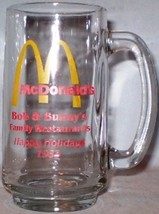 McDonald&#39;s Glass Mug Bob &amp; Bunny&#39;s Family Restaurants - $5.00