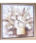 SIGNED STEPHEN KAYE TEXTURED ART FLOWERS PAINTING #2 - $798.94 CAD