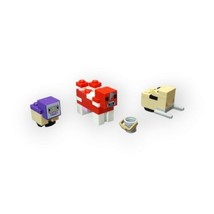 Lego Minecraft Minifigures Lot Cow Mooshroom minecow02b minesheep11 minehoglin02 - £17.13 GBP