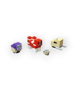 Lego Minecraft Minifigures Lot Cow Mooshroom minecow02b minesheep11 mine... - £17.13 GBP