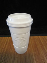 2012 Starbucks Ceramic Coffee Mug Stacking Snack Bowls Tumbler Cup White Ceramic - £11.79 GBP