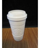 2012 Starbucks Ceramic Coffee Mug Stacking Snack Bowls Tumbler Cup White... - €13,11 EUR