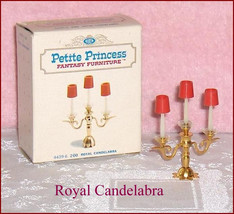 3 Branch Royal Candelabra  Petite Princess  Dollhouse Furniture with Display Box - £15.28 GBP