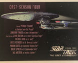 Star Trek The Next Generation Trading Card Season 4 #402 Cast Card - £1.57 GBP