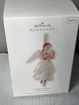 2008 Hallmark Keepsake Ornament Holiday Angels A Wish For Peace 3rd in Series - £9.81 GBP