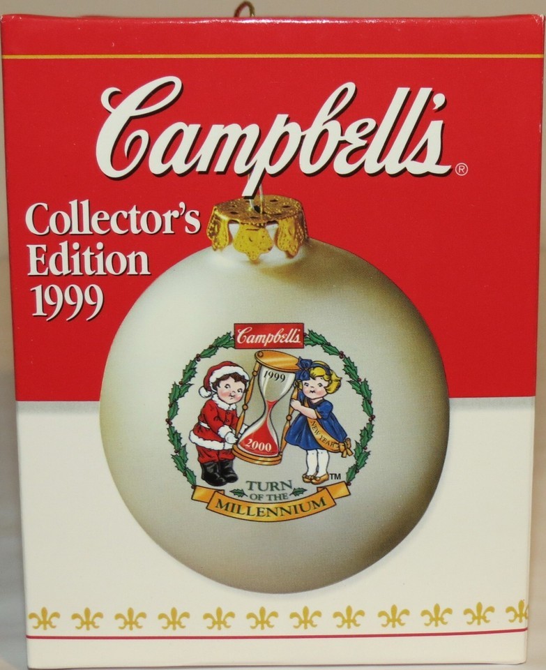 Campbell&#39;s Collector&#39;s Edition 1999 Millennium Ball Globe Ornament- NIB! - $4.90