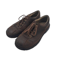 Dr. Doc Martens Mens 12 John Casual Shoes Brown Leather Round Toe Lace Up - $30.00