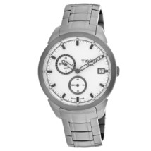 Tissot Men&#39;s Titanium White Dial Watch - T0694394403100 - £311.71 GBP