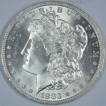 1883 O Morgan silver dollar BU details - £51.28 GBP