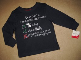 BOYS 2T - Jumping Beans - Funny Letter to Santa HOLIDAY SHIRT - $12.00