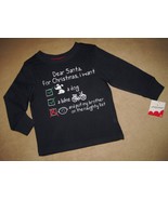 BOYS 2T - Jumping Beans - Funny Letter to Santa HOLIDAY SHIRT - £9.41 GBP