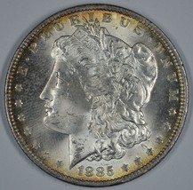 1885 O Morgan silver dollar BU details - £47.02 GBP