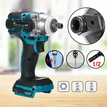 18V Cordless Brushless Impact Wrench Driver 1/2&quot; 1/4&quot; Socket Wrench Sc - £60.96 GBP+