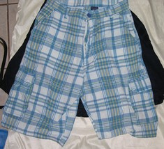 Young mens Plaid Shorts Size 32 from Active Force - £6.25 GBP