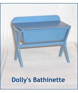 Renwal   Dolly&#39;s Blue  Bathinette  Dollhouse Furniture - $23.34