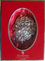 Waterford Georgian Santa  Silverplate &amp; Gold Tone Metal Ornament 3.5&quot; - $350.83 MXN