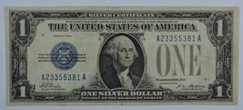 1928 Series US silver certificate about uncirculated AU  Funny back - $60.00