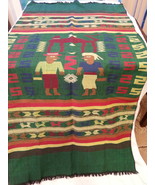 Virbantly Coloured  Guatemalan Hand Woven Table Cover - Circa 1975  - £93.37 GBP