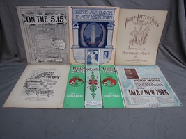 Antique Lot of 1900s Assorted Sheet Music #167 - £19.77 GBP