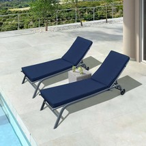 Patio Chair Cushions - Navy Blue (2-Pack) - $186.99