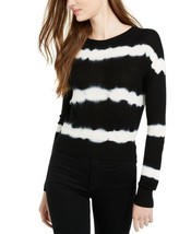 CRAVE FAME Juniors Tie Dyed Crew Neck Sweater Color Black Combo Size Large - £90.92 GBP