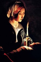Saint Anna with the Christ Child by La Tour by George De La Tour - Art P... - $21.99+