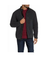 Weatherproof Mens Navy Faux Shearling Lined Fleece Jacket Sz Medium - £30.81 GBP