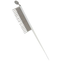 Dog Grooming Tool Geib Stainless Steel Greyhound Tail Comb Medium - £14.90 GBP