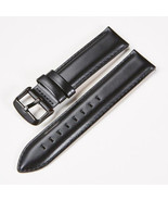 17mm Black Cowhide Top Grain Genuine Leather Premium Watch Strap/Watchba... - £13.10 GBP