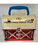 Fisher Price Play Family Farm Barn ~ 2008 Lunch Pail Design - Cute Storage - £7.84 GBP