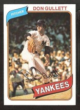 1980 Topps Baseball Card # 435 New York Yankees Don Gullett vg/ex - £0.39 GBP