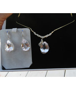 Mint Estate Huge 53.52ct Natural Kunzite Diamond tanzanite 14k Gold earr... - £2,180.52 GBP