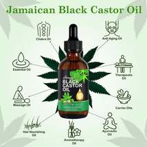 Black Castor Oil Massage Oil Hair Care Essential Oil Cross-border - £17.62 GBP