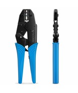 Crimping Tool For Heat Shrink Connectors - Ratcheting Wire Crimper - Cri... - £31.59 GBP