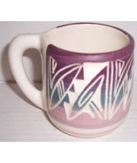 Signed Kanuho Navajo Native American Indian Etched Glazed Pottery Mug - $84.44