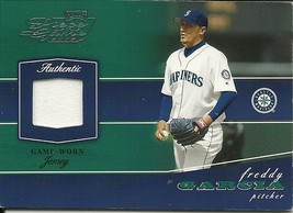 2002 Playoff Piece Of The Game Materials Freddy Garcia POG 24A Mariners - £2.66 GBP