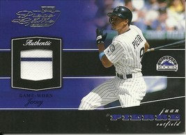 2002 Playoff Piece Of The Game Juan Pierre POG 42A Rockies - £2.61 GBP