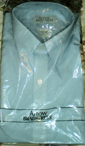 Men&#39;s Dress Shirt Short Sleeve Dress Shirt By Arrow -Color Blue (15.5) - £7.99 GBP