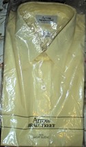 Men&#39;s Dress Shirt Short Sleeve By Arrow -Color Yellow (15.5) - $10.95