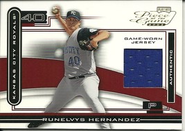 2003 Playoff Piece Of The Game Gold Runelvys Hernandez POG98 Royals 28/50 - £4.79 GBP