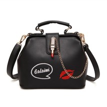 Women&#39;s Handbag Fashion Small Doctor Handbag Women&#39;s Bag Female Leather Messenge - £32.10 GBP