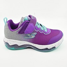 Skechers Skech Air Fusion Purple Aqua Kids Girls Sneakers - £32.13 GBP