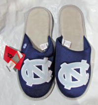 NCAA UNC Tar Heels Mesh Slide Slippers Striped Sole Size M by FOCO - £23.50 GBP