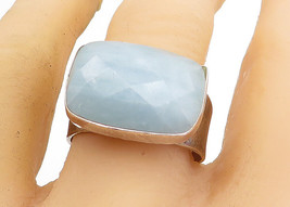 DTR JAY KING 925 Silver - Vintage Blue Chalcedony Cocktail Ring Sz 10.5 - RG4838 - £46.78 GBP