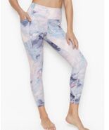 Victoria’s Secret VS Flow On Point Blue Marble Cloud Leggings Size 4 EUC - $19.50 CAD