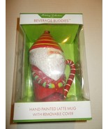 New Beverage Buddies Sakura Oneida Hand Painted Santa Latte Mug w Remova... - $16.42 CAD