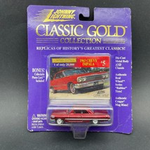 Johnny Lightning Classic Gold 1963 '63 Chevrolet Chevy Impala Red Diecast 1/64 - $26.11