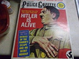 Police Gazette January 1977, special Library Series No. 4 &quot;Hitler is Alive&quot; - $21.90 CAD