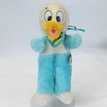 Walt Disney Productions Rubber Face Baby Donald Duck Plush Vintage 1970s - $9.79